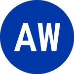 Logo de Allied Waste (AW).