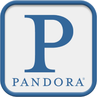 Logo de Pandora (P).